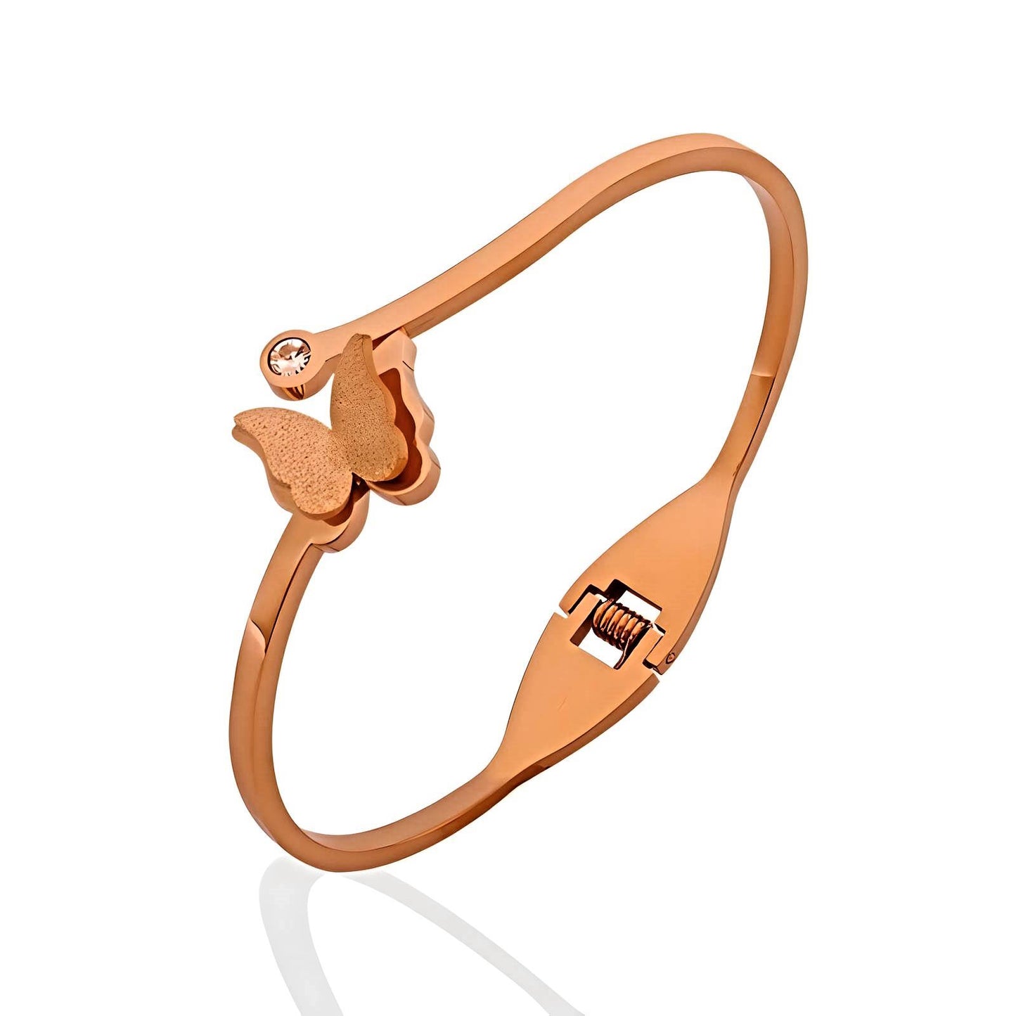 18K gold plated Stainless steel  Butterfly bracelet