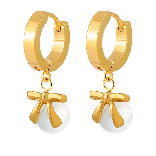 18K gold plated Stainless steel earrings