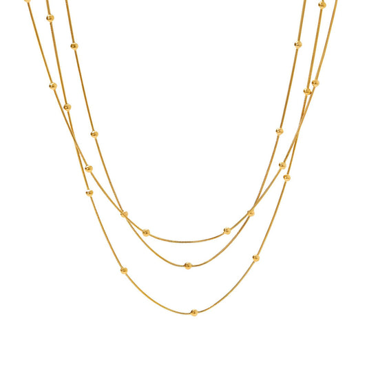 18K gold plated Stainless steel necklace