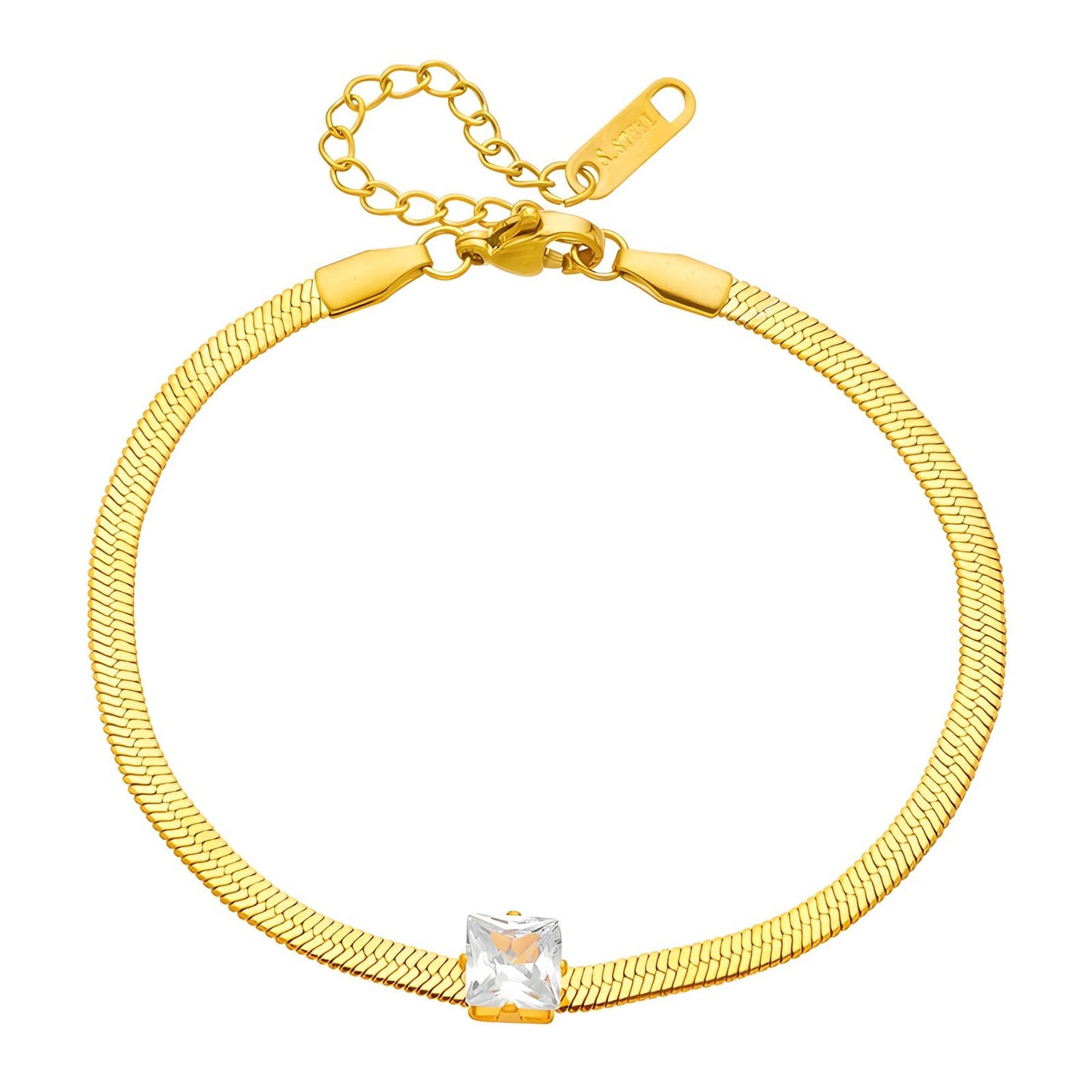 18K gold plated Stainless steel bracelet
