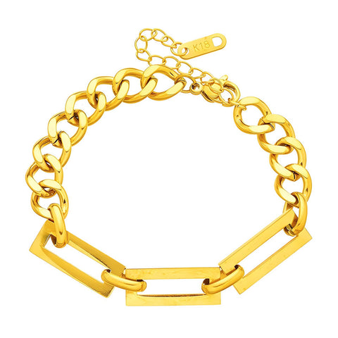 18K gold plated Stainless steel bracelet