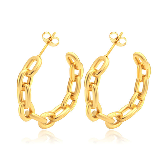 18K gold plated Stainless steel earrings