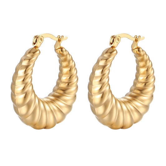 18K gold plated Stainless steel earrings