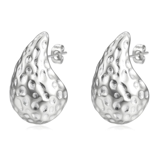 Stainless steel  Teardrops earrings