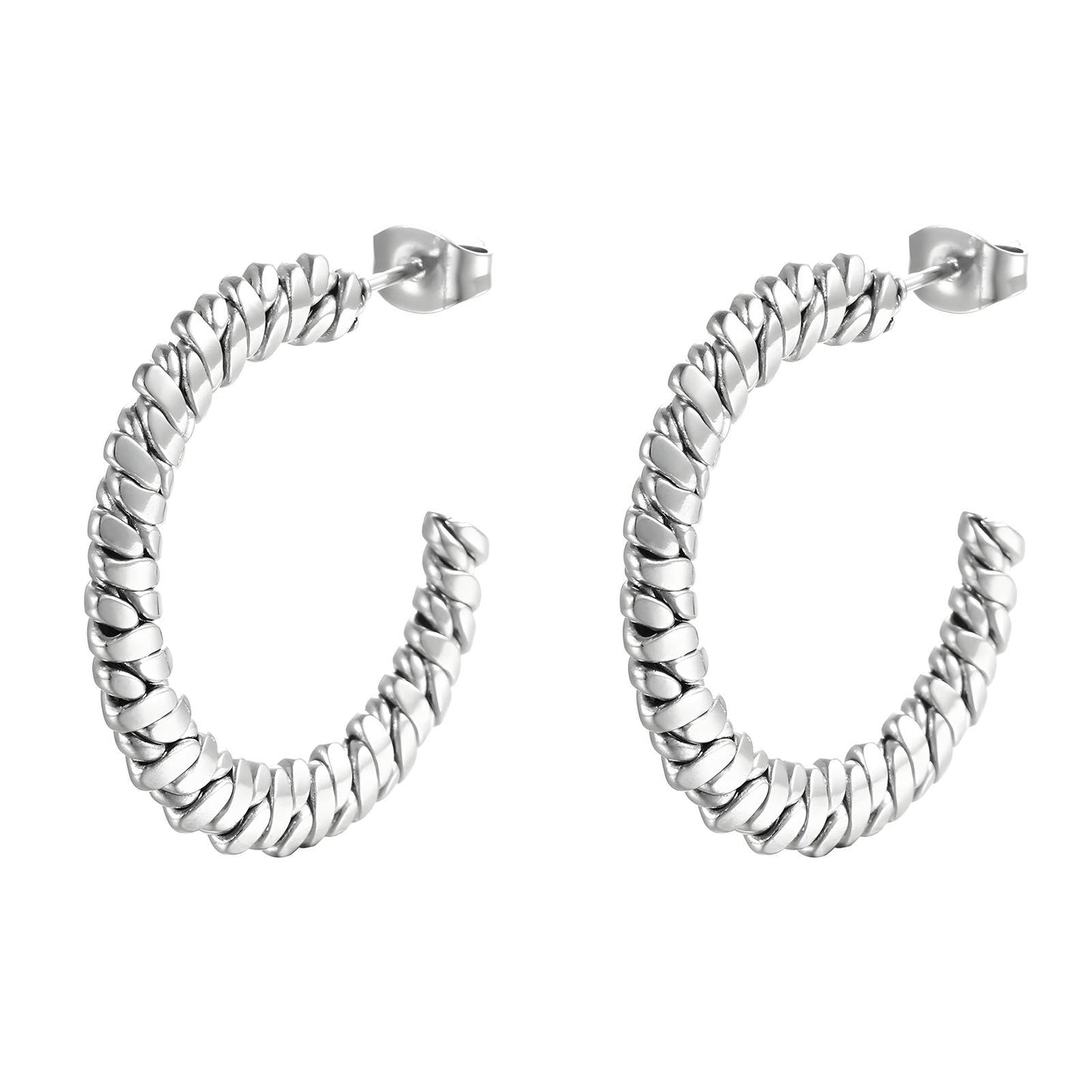Stainless steel earrings