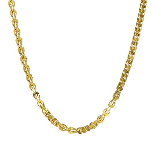 18K gold plated Stainless steel necklace