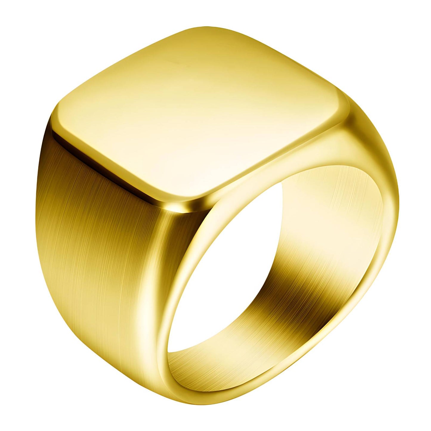 18K gold plated Stainless steel finger ring