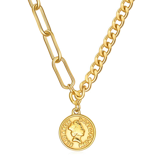 18K gold plated Stainless steel necklace