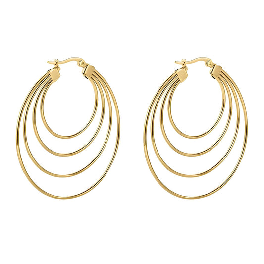 18K gold plated Stainless steel earrings