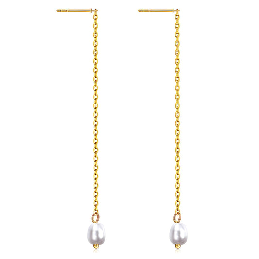 18K gold plated Stainless steel earrings
