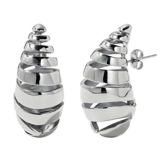 Stainless steel  Teardrops earrings