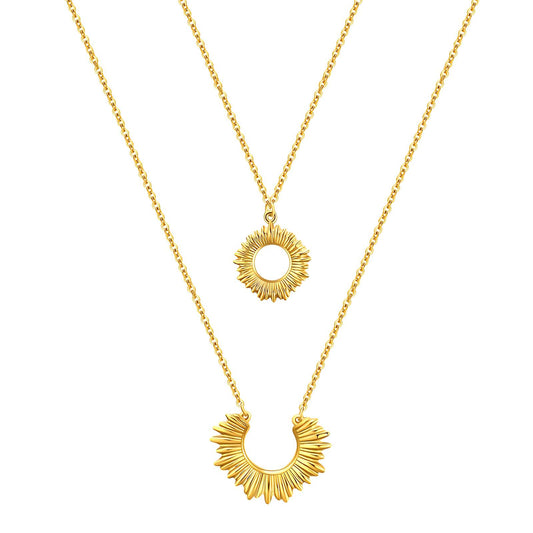 18K gold plated Stainless steel necklace