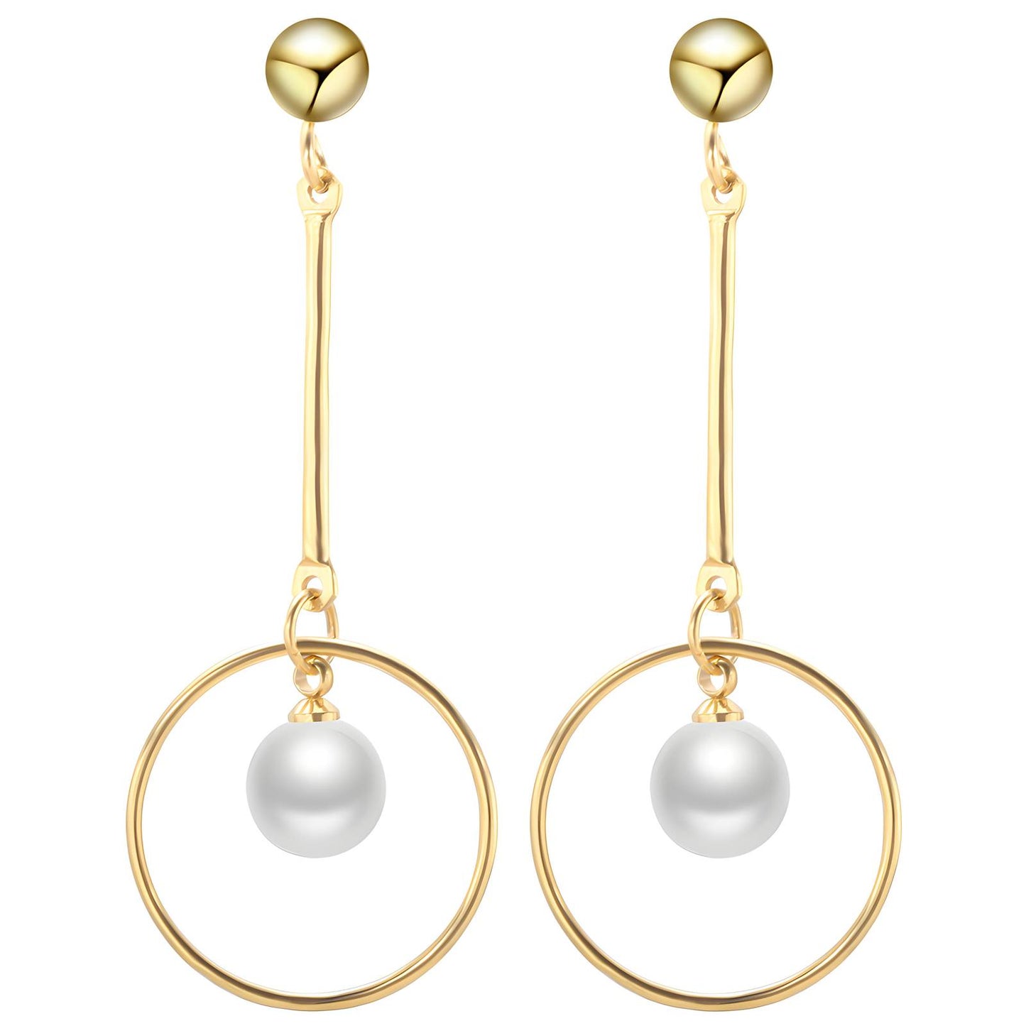 18K gold plated Stainless steel earrings