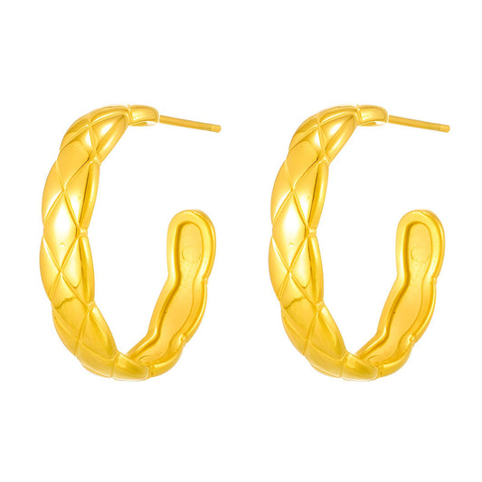 18K gold plated Stainless steel earrings