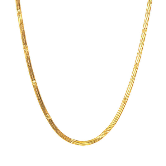 18K gold plated Stainless steel necklace