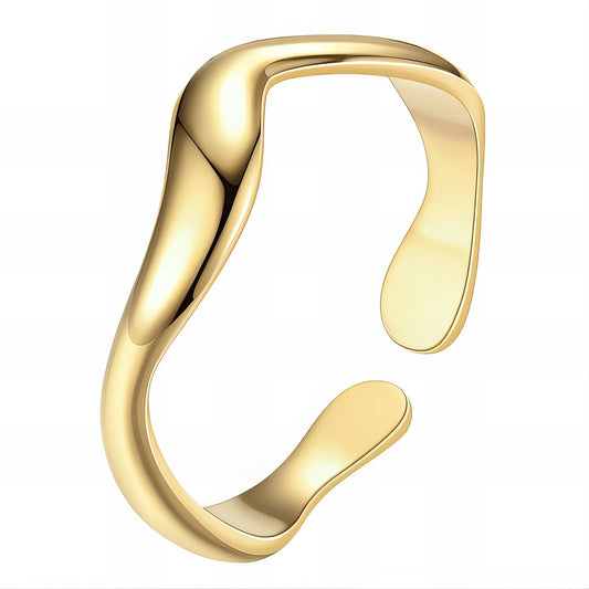 18K gold plated Stainless steel finger ring
