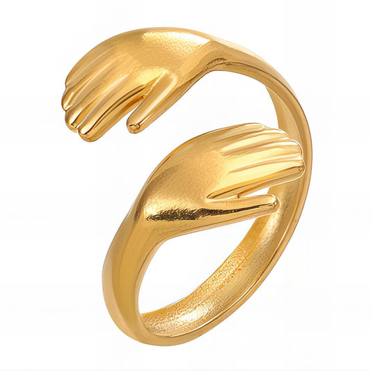 18K gold plated Stainless steel finger ring