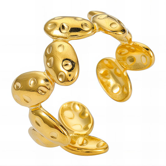 18K gold plated Stainless steel finger ring