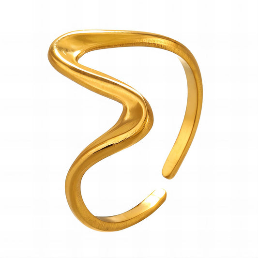 18K gold plated Stainless steel finger ring