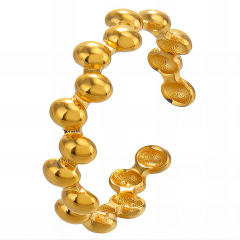 18K gold plated Stainless steel finger ring