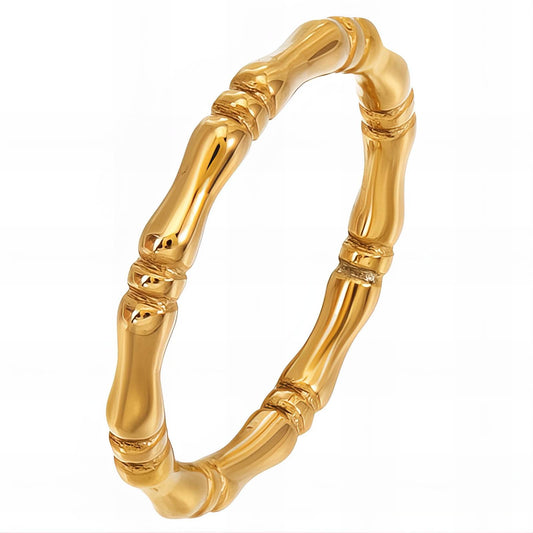 18K gold plated Stainless steel finger ring