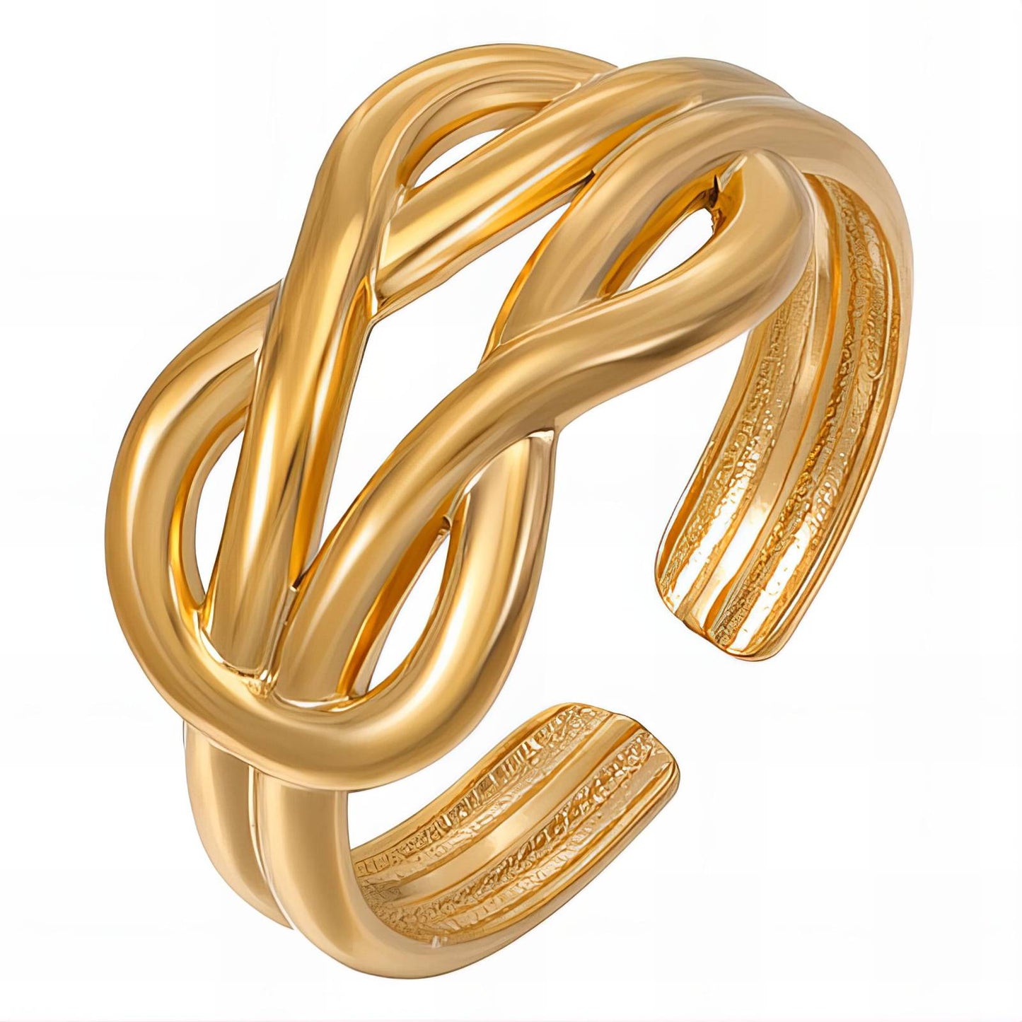18K gold plated Stainless steel finger ring