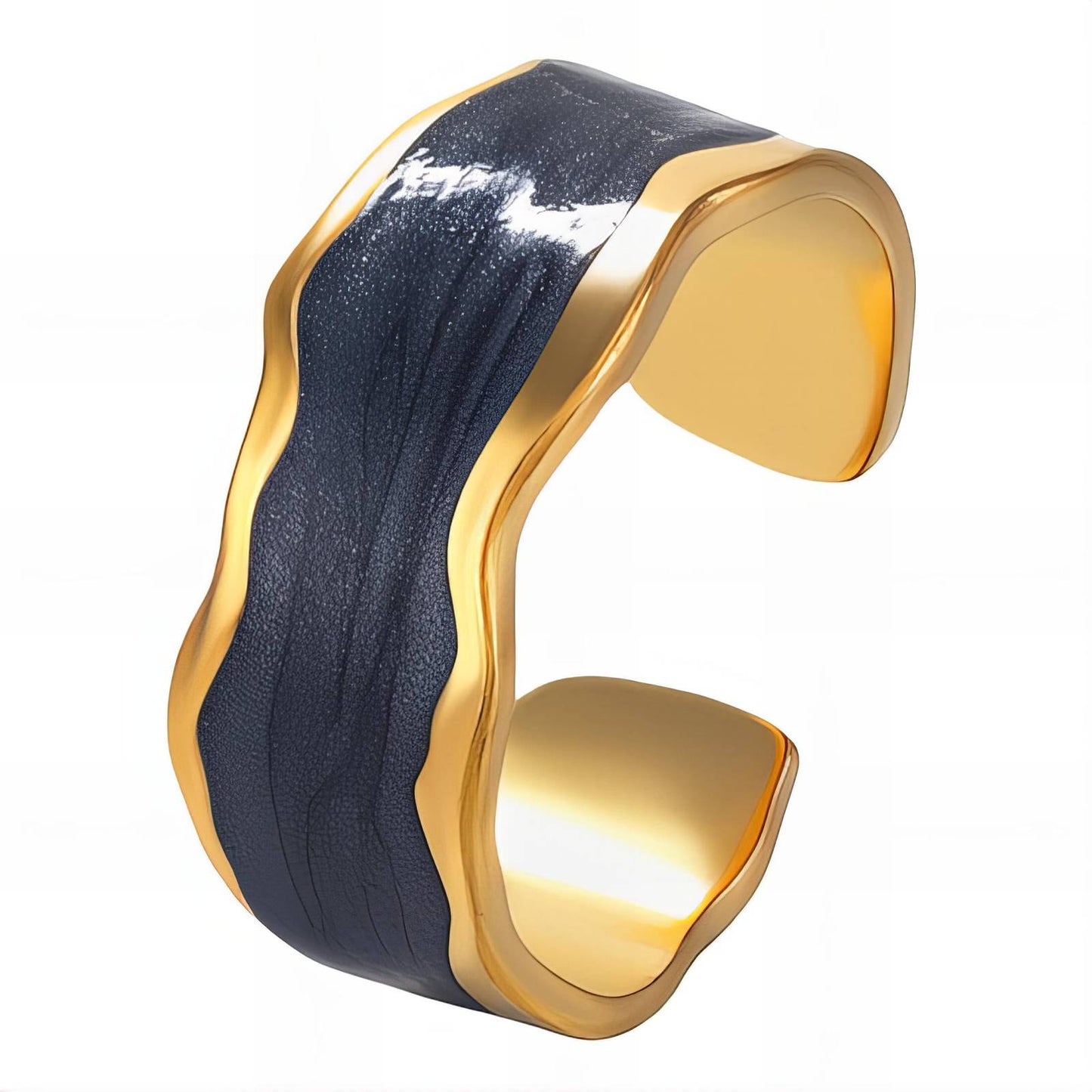 18K gold plated Stainless steel finger ring