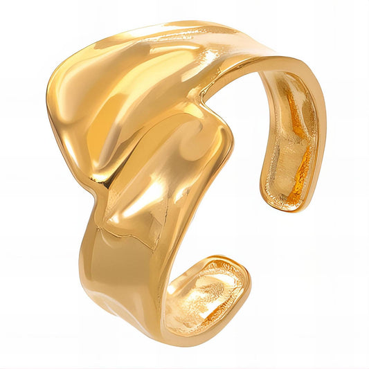 18K gold plated Stainless steel finger ring
