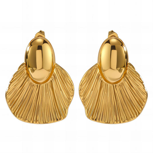 18K gold plated Stainless steel earrings
