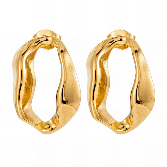 18K gold plated Stainless steel earrings