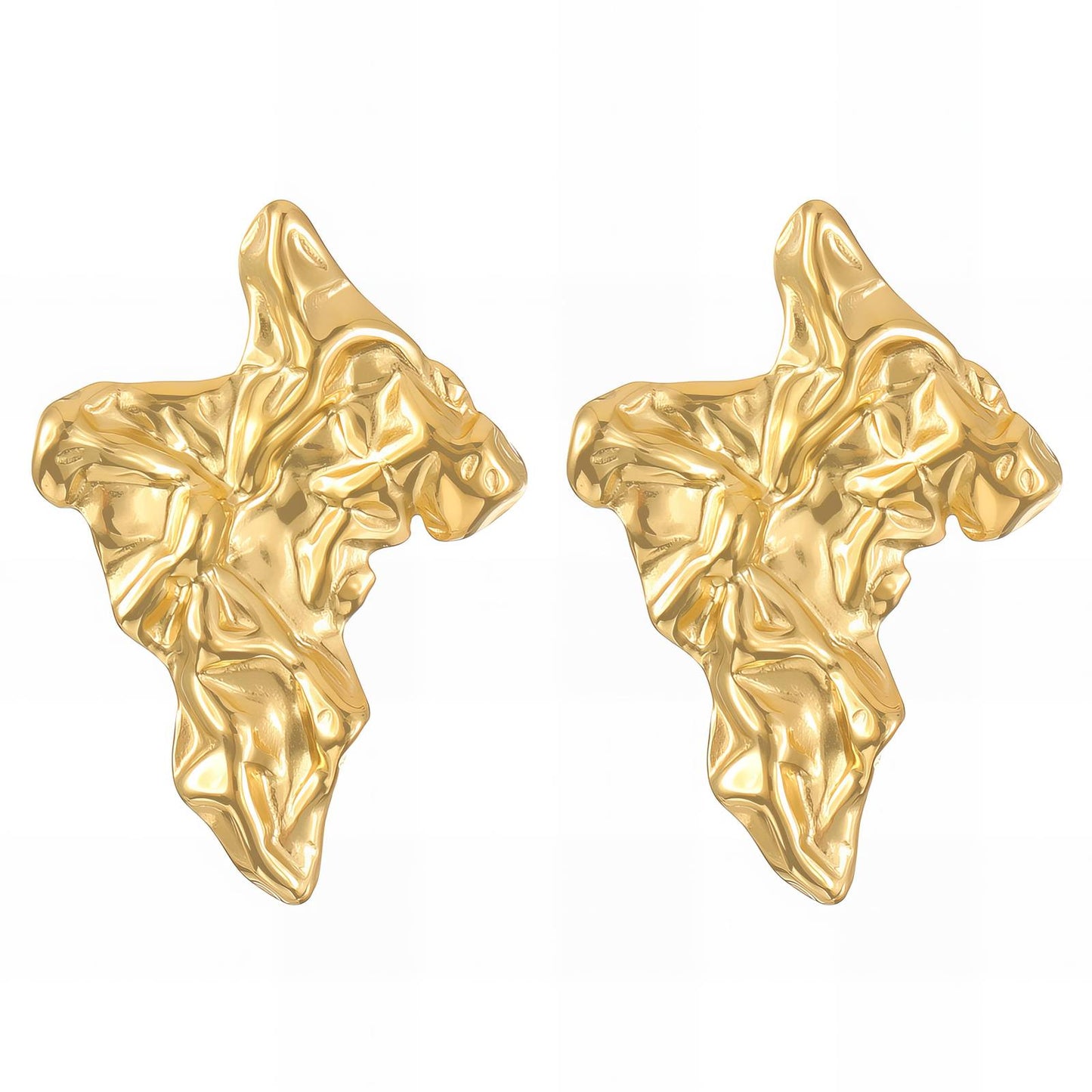 18K gold plated Stainless steel earrings