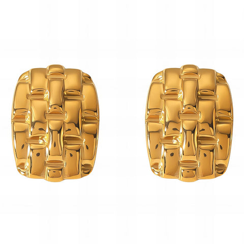 18K gold plated Stainless steel earrings