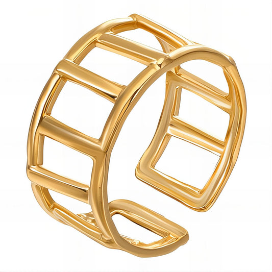 18K gold plated Stainless steel finger ring