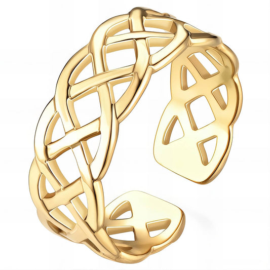 18K gold plated Stainless steel finger ring