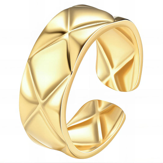 18K gold plated Stainless steel finger ring