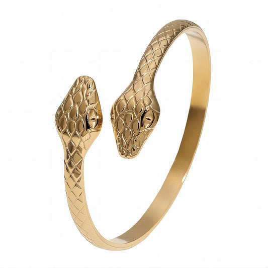 18K gold plated Stainless steel  Snakes bracelet