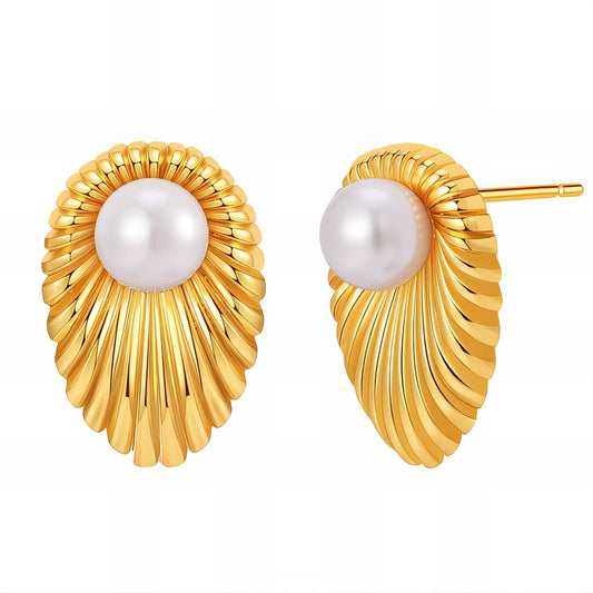 18K gold plated Stainless steel earrings