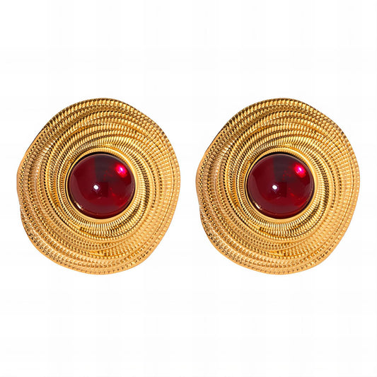 18K gold plated Stainless steel earrings