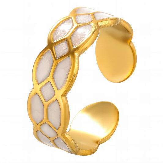 18K gold plated Stainless steel finger ring