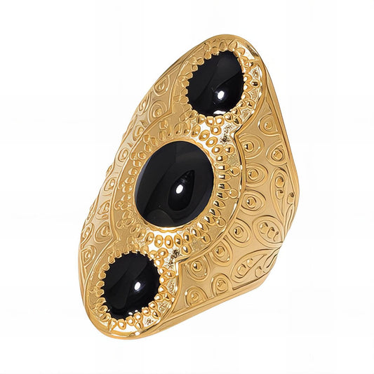 18K gold plated Stainless steel finger ring