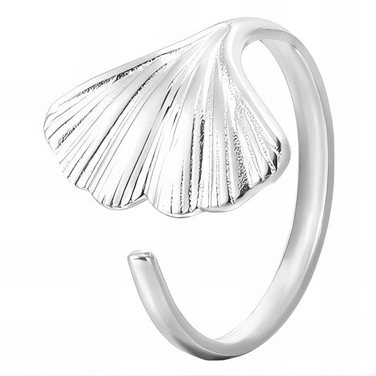 Stainless steel  Seashells finger ring