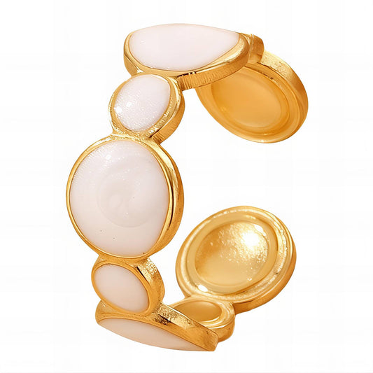 18K gold plated Stainless steel finger ring
