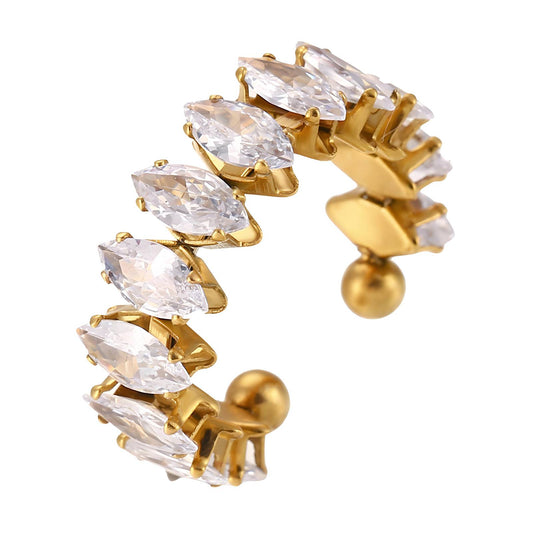 18K gold plated Stainless steel finger ring