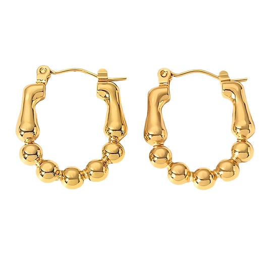 18K gold plated Stainless steel earrings