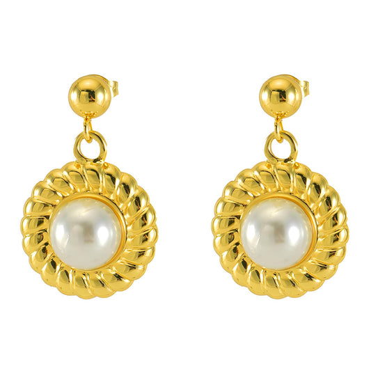 18K gold plated Stainless steel earrings