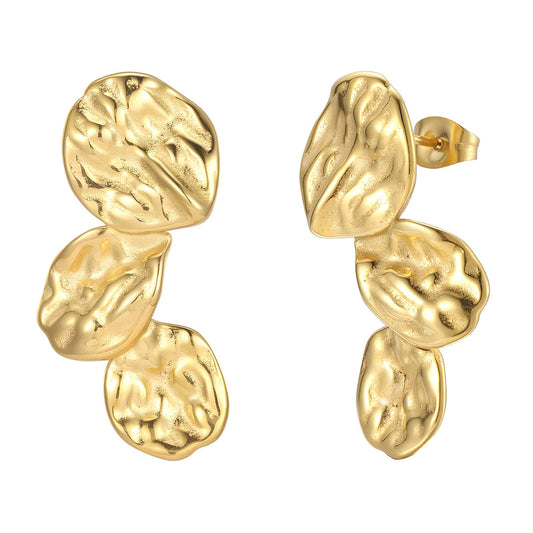 18K gold plated Stainless steel earrings