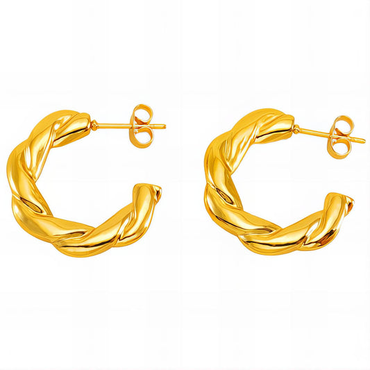 18K gold plated Stainless steel earrings