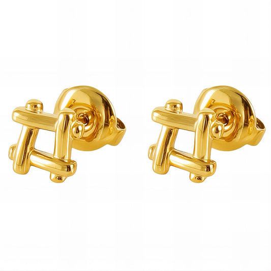 18K gold plated Stainless steel earrings