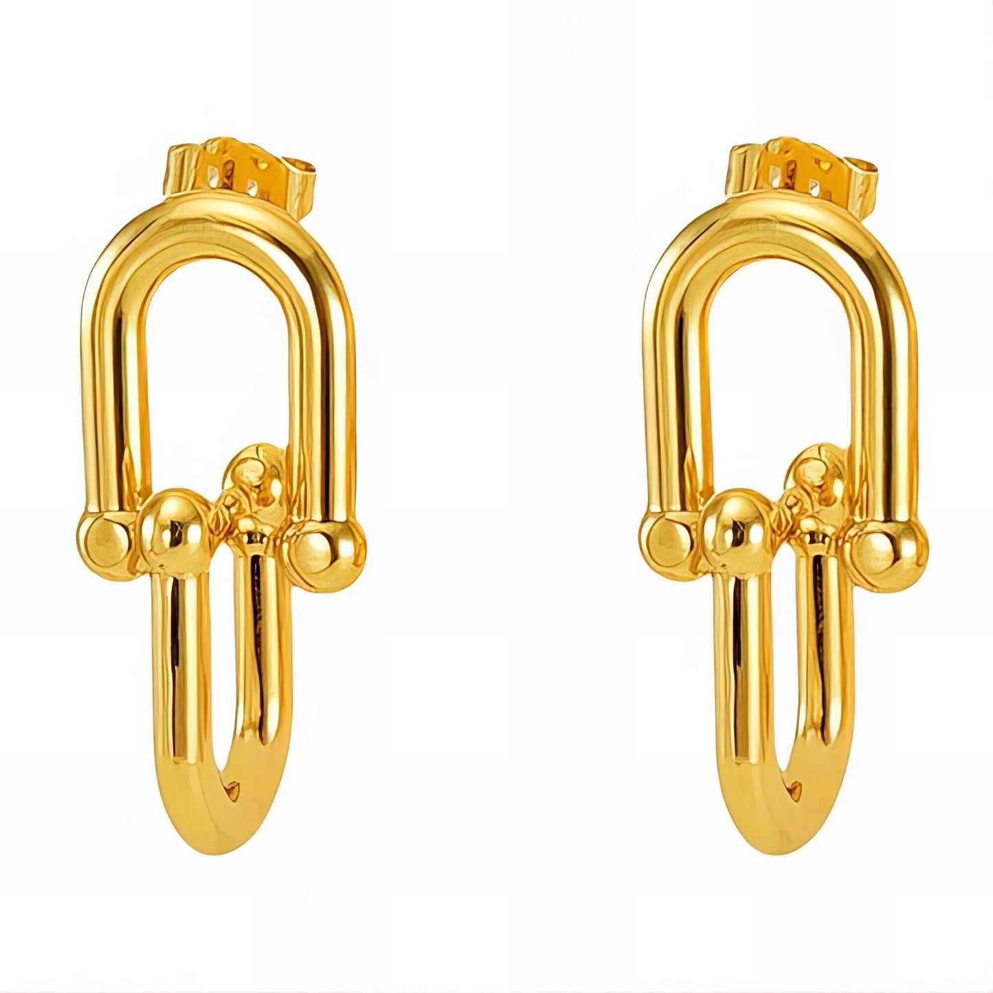 18K gold plated Stainless steel earrings