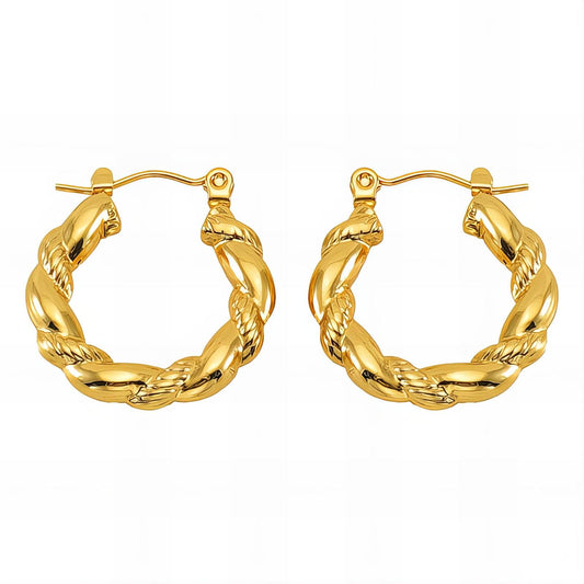 18K gold plated Stainless steel earrings